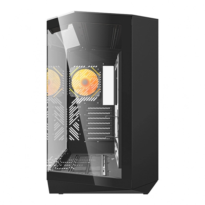 Boîtier d'ordinateur Darkflash DY470 noir