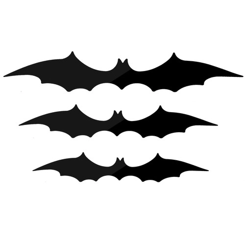 Ensemble de décorations de chauves-souris Malatec - 3 pièces