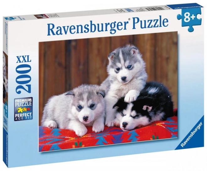 Puzzel Husky Puppies van Ravensburger