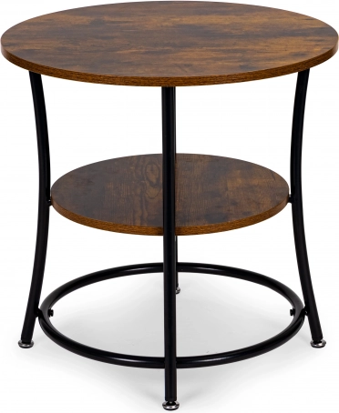 Metalen frame en twee planken
