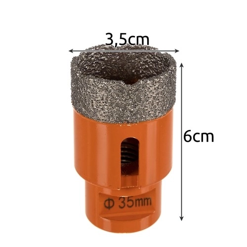 Bigstren Diamond Hole Saw 35mm for Angle Grinder