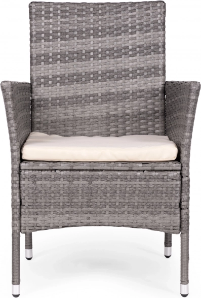 Tuimeubelen van polyrotan - 4 stoelen + ronde tafel MultiGarden