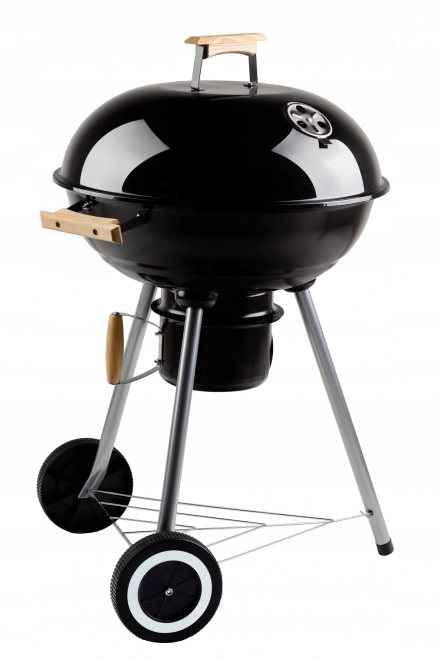 Gartengrill mit Abdeckung und Rädern