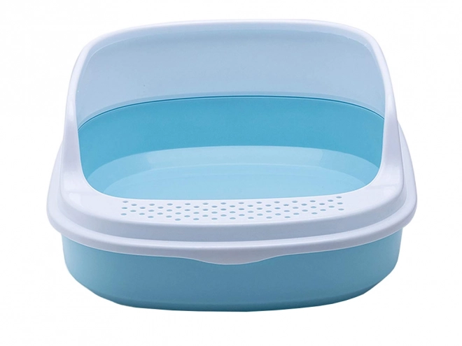 Toilette ouverte pour chats avec cadre et pelle