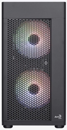 boîtier mini tour HEXFORM TG FRGB avec USB 3.0 – noir