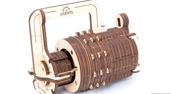 Ugears 3D puzzel - Cijfer slot 34 stukjes