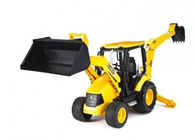 Bruder Traktor JCB MIDI voorlader met graafmachine