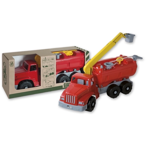 Androni Giant Trucks brandweerwagen met platform en functionele sproeier - lengte 74 cm