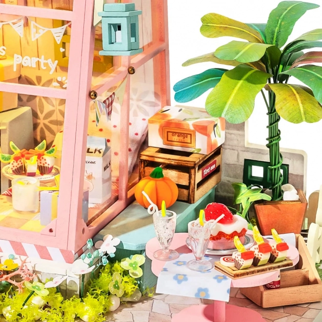 Station de fête - Maison de poupée miniature à construire soi-même