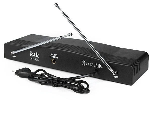 KIT KARAOKÉ 2x MICROPHONE SANS FIL + STATION