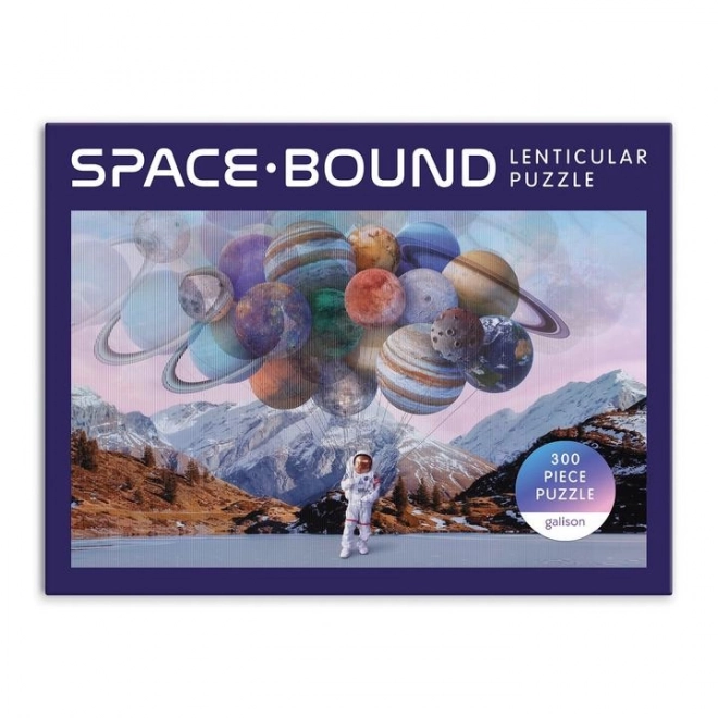 Galison Puzzle changeant Vers l’espace 300 pièces