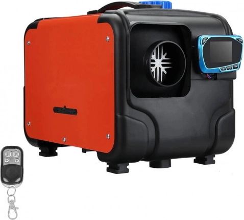 Convenient control with LCD and remote