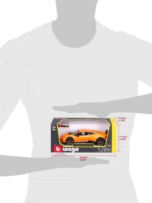Metal Model Lamborghini Huracan Performante 1:24