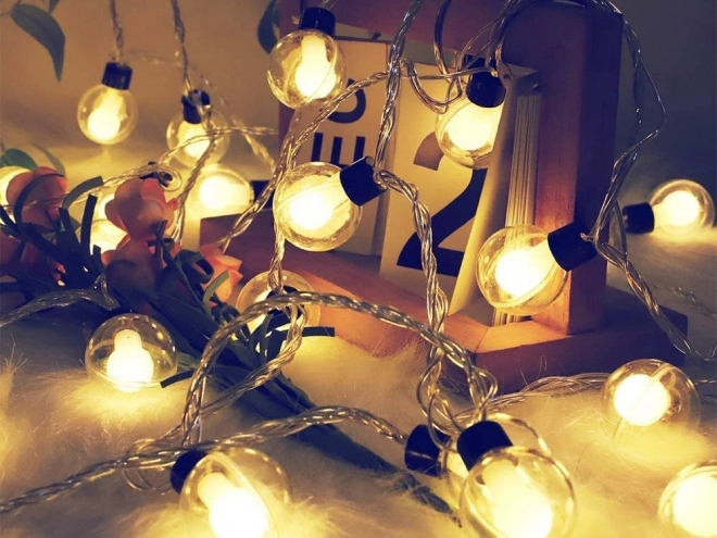 Tuin solar slinger met 20 warme LED-lichten