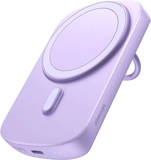 Magnetische powerbank met ring JOYROOM 20 W 6000 mAh (paars)