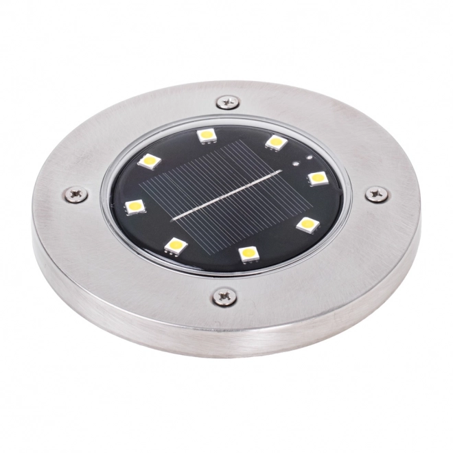 Tuinzonne-verlichting 8 LED 4 stuks - koud wit