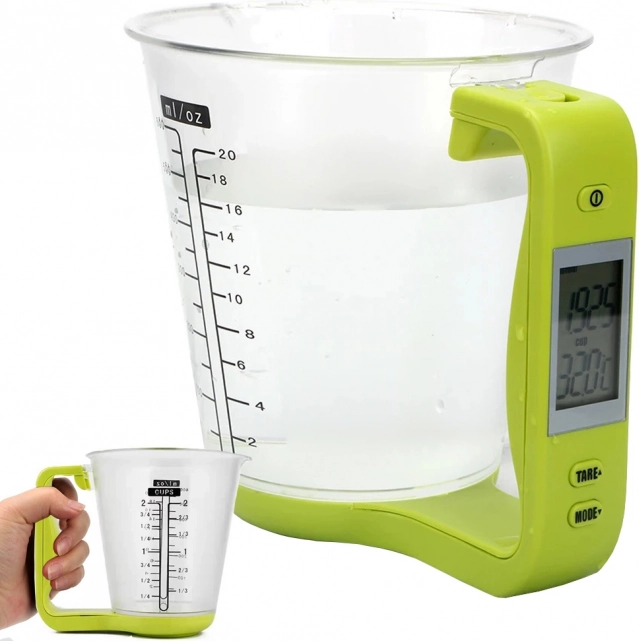Balance de cuisine numérique avec écran LCD