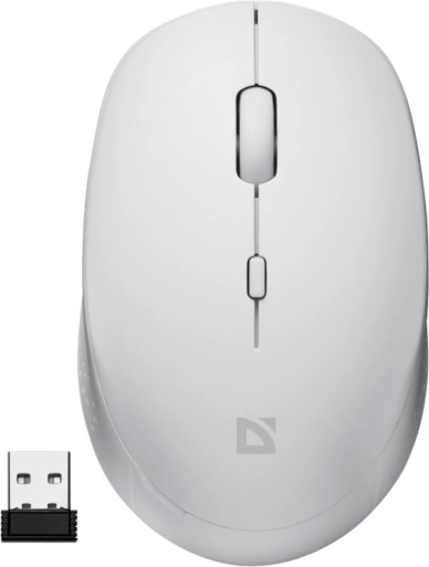 Wireless Mouse Auris Silent Click MB-027 White