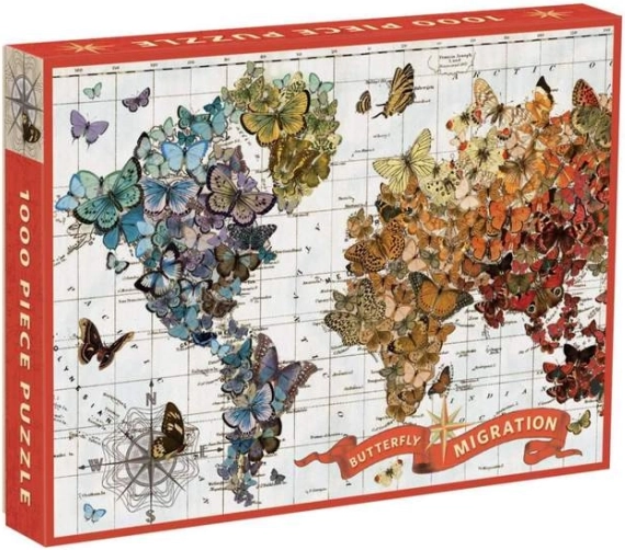 Puzzel GALISON vlindermigratie 1000 stukjes