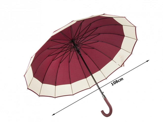 Grote elegante paraplu met antislip handvat