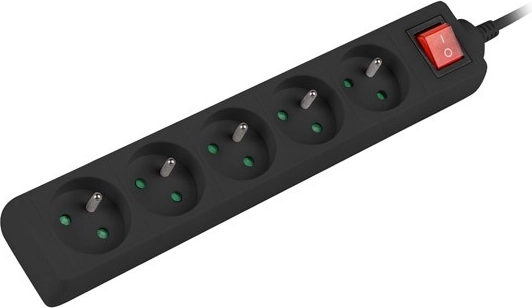 Compact design met beveiligde schakelaar