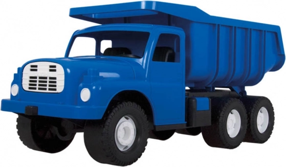 Tatra 148 plastic vrachtwagen 72 cm – oranje – Blauw
