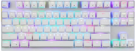 Compact TKL‑layout voor meer ruimte op het bureau