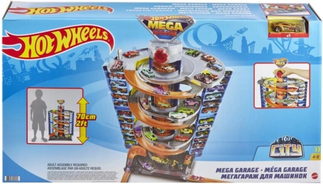 Hot Wheels City megagarage met spiraalbaan