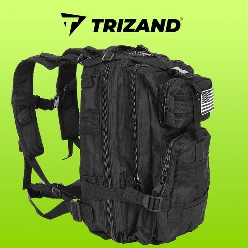 Toeristenrugzak zwart klein 23089
