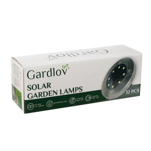 Garten Solarlampen Set 12-teilig