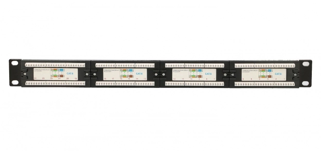 Patchpaneel 24 poorten Cat6 UTP V2