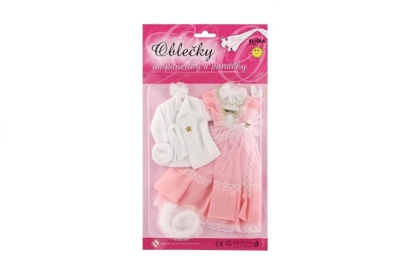 Kleding met accessoires voor poppen 2 stuks