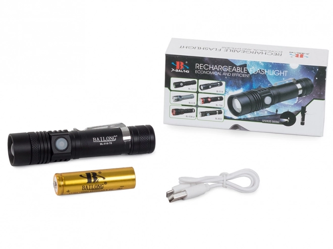 Militaire tactische zaklamp met Cree XM-L T6 LED's