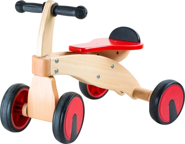 Wooden Balance Bike Racer Red