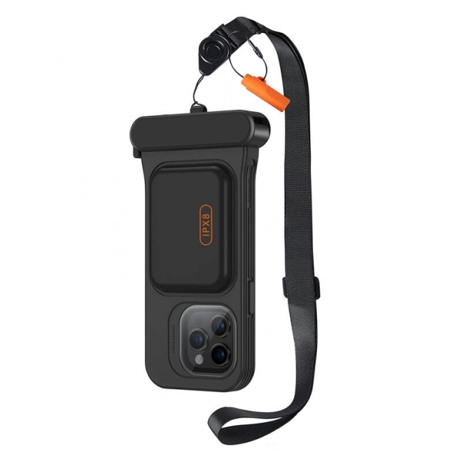 Waterdichte iPhone 15 Pro/14 Pro/13 Pro Hoes (zwart)
