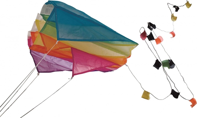 Kleurrijke vlieger van nylon 60x45 cm
