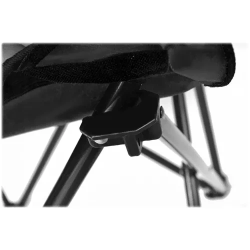 Foldable fishing chair black