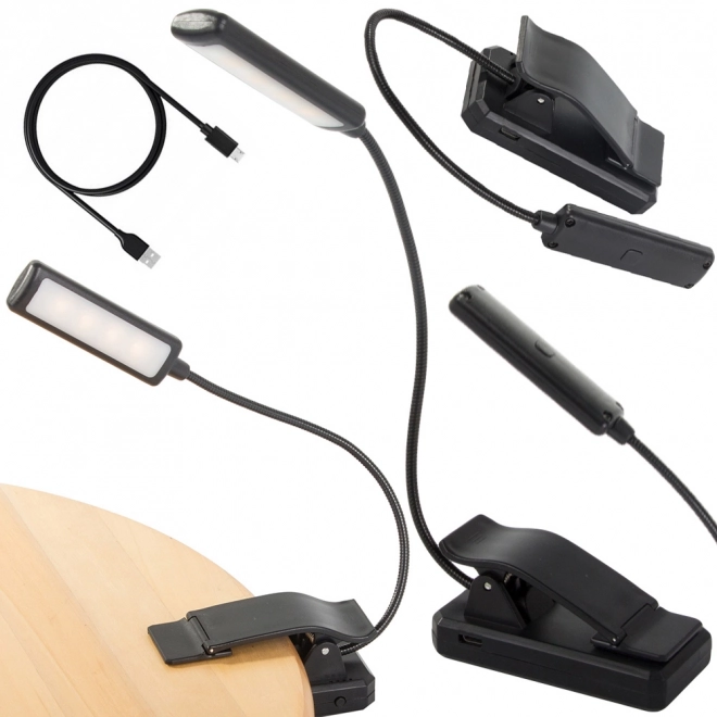 Lampe de lecture LED avec pince