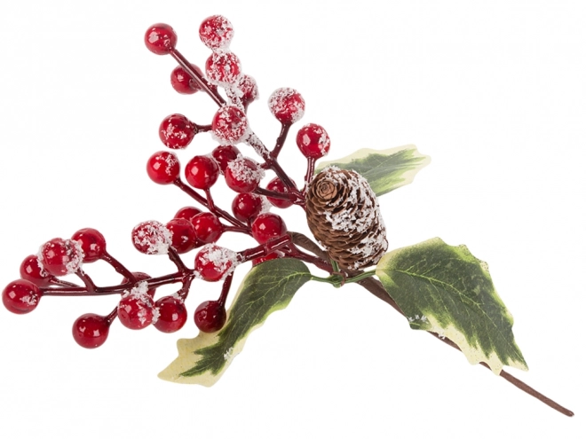 Weihnachtliche Tischdekoration mit Eberesche