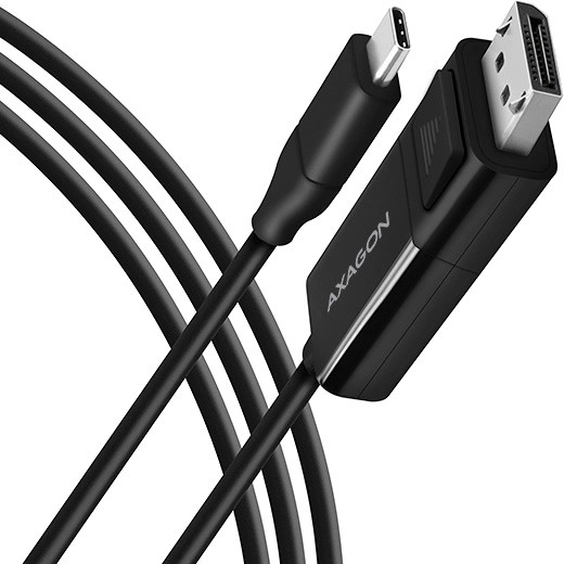 AXAGON active USB‑C to DisplayPort cable, 1.8 m, 4K/60 Hz