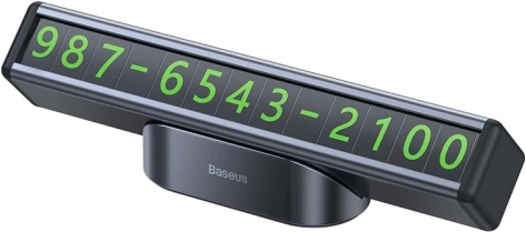 Baseus temporäre Parktafel fürs Auto (schwarz)