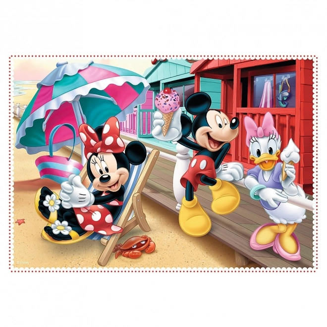 Puzzle 4in1 Minnie with Friends
