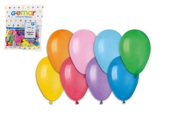 Ballons colorés gonflables 19 cm - 100 pièces