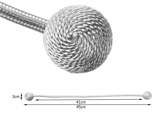 Decorative magnetic clips for curtains – White