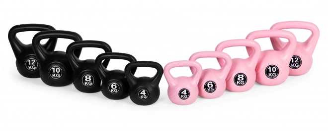 Kettlebell pour exercices rose - 10kg