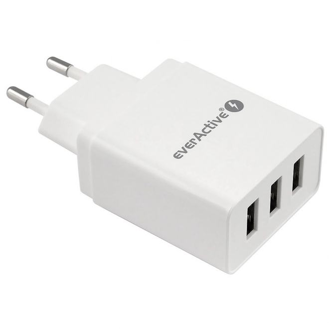 3x USB 3,4A slimme oplader Iq Wit