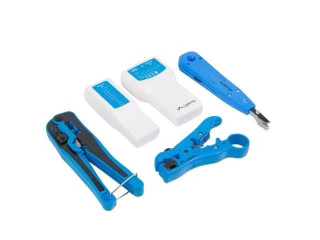 LAN Installation Tool Set with RJ45 RJ11 Tester