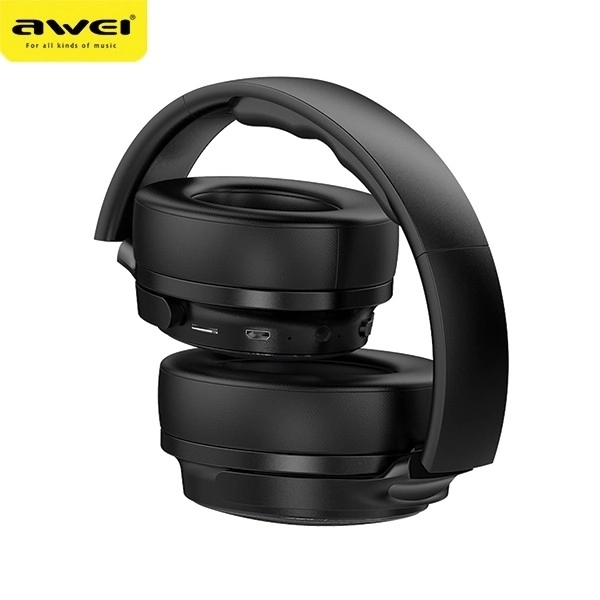 Drahtlose Bluetooth-Kopfhörer schwarz
