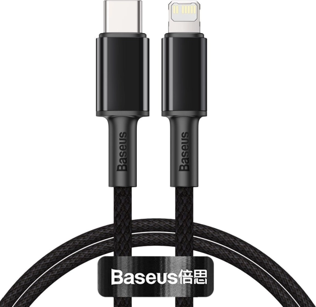 Baseus USB‑C to Lightning Cable 20W, 2 m – black