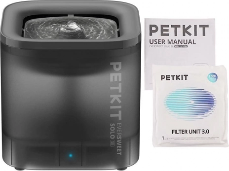 Fontein/drinkbak voor hond en kat PetKit Eversweet SOLO SE (donkergrijs)